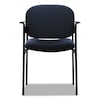 Hon Basyx Navy Stacking Guest Chair, 21" L 32-3/4" H, Fixed, Fabric Seat, Scatter Series VL616VA90